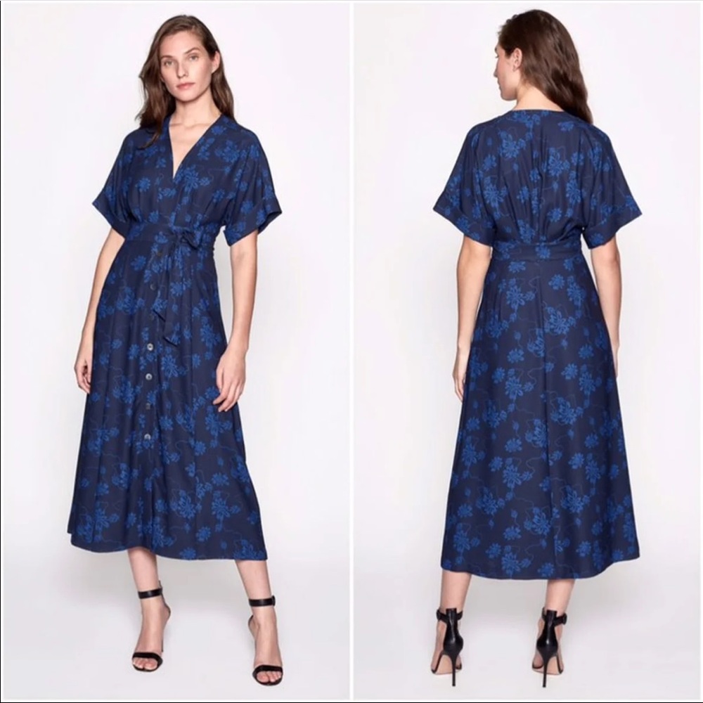 NWT Equipment Nauman Dress - Floral - Picture 2 of 3